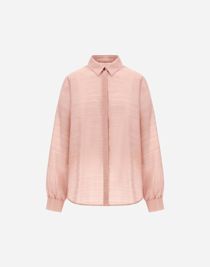 Herno STRIPED SILK JACQUARD SHIRT  CM000062D129424185