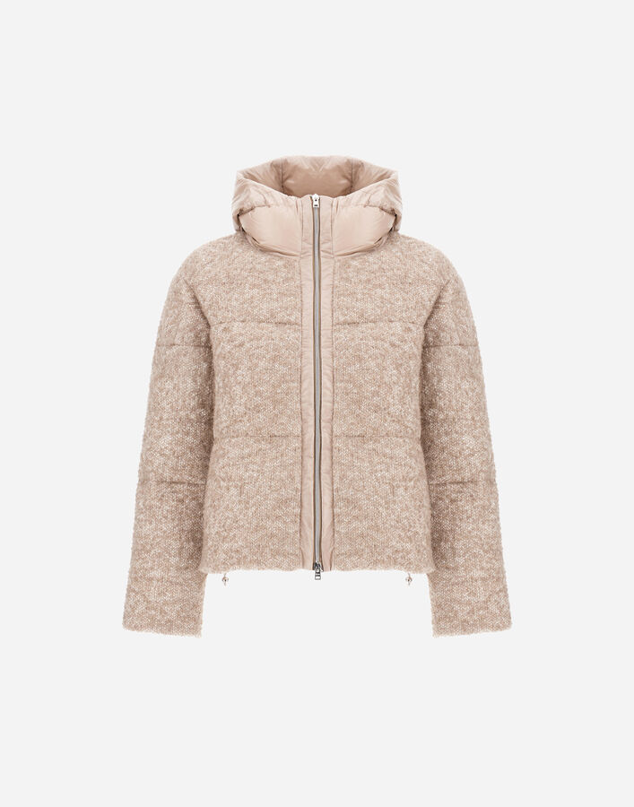 Herno RESORT JACKET IN ALPACA BOUCL&Eacute; FABRIC  PI00187DR334941985