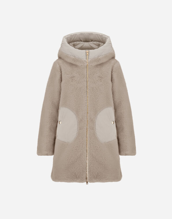 Herno COAT IN LADY ALTERNATIVE FUR AND ECOAGE  GC000058G126301985