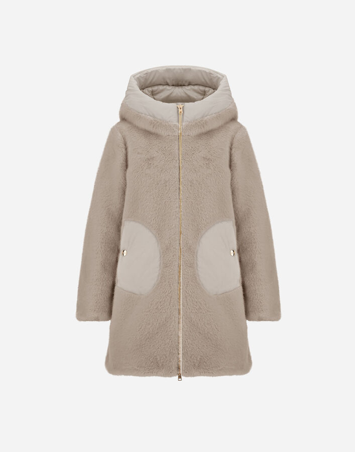 Herno COAT IN LADY ALTERNATIVE FUR AND ECOAGE  GC000058G126301985