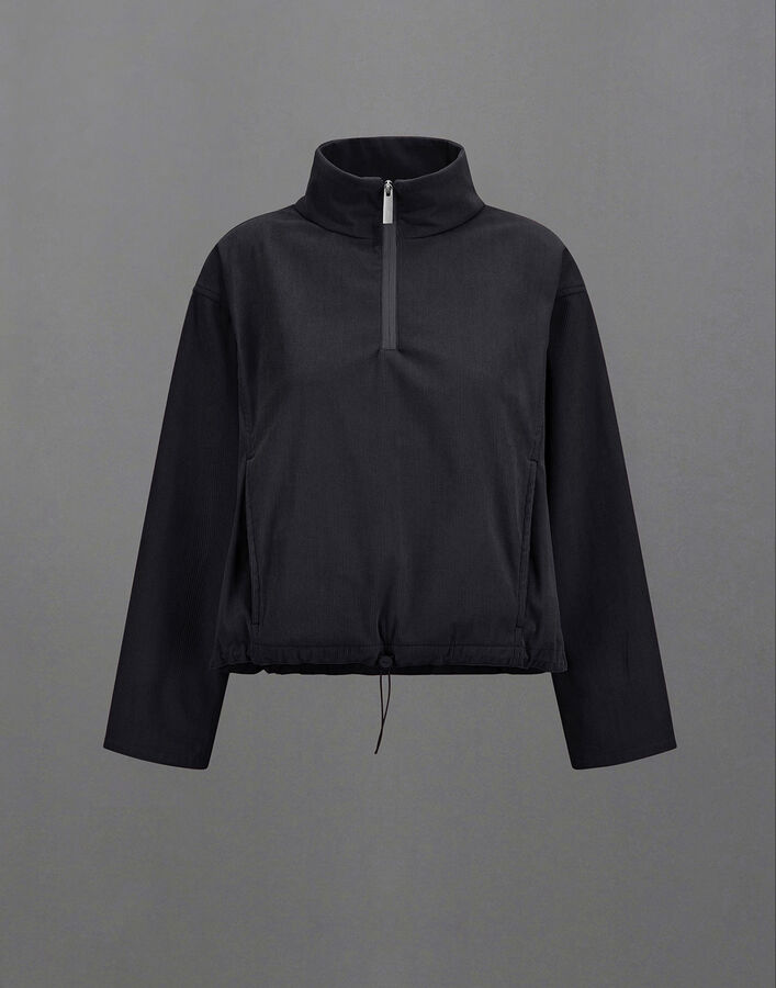 Herno LAMINAR JACKET IN WASHED TECH-CORDUROY  GT00001DL128949300