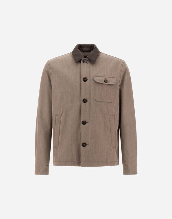 Herno SHACKET IN FINE WOOL  GI000666U331862600