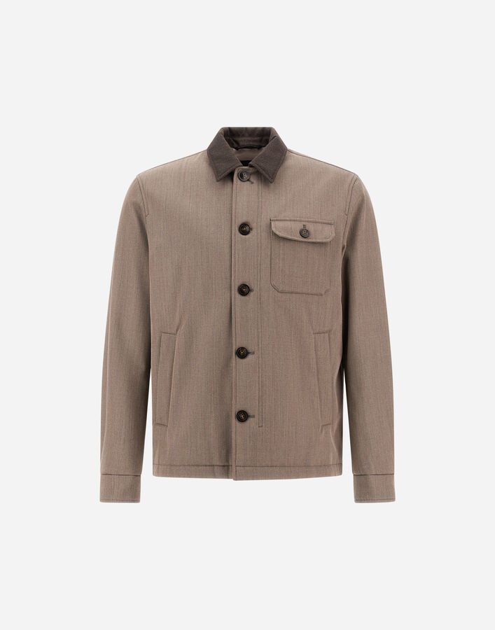 Herno SHACKET IN FINE WOOL  GI000666U331862600