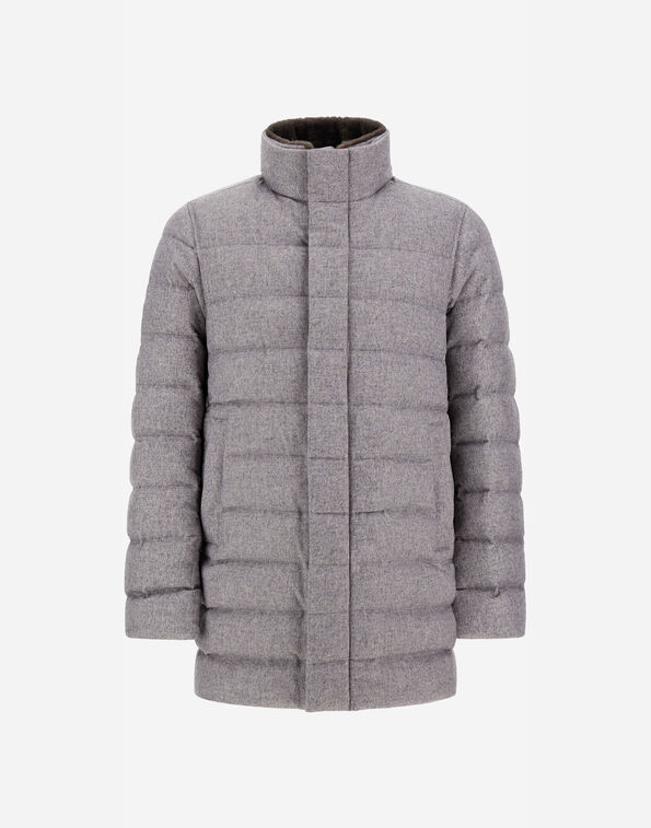 Herno CARCOAT IN CASHMERE, SILK AND MONOGRAM  PI001310U380879430