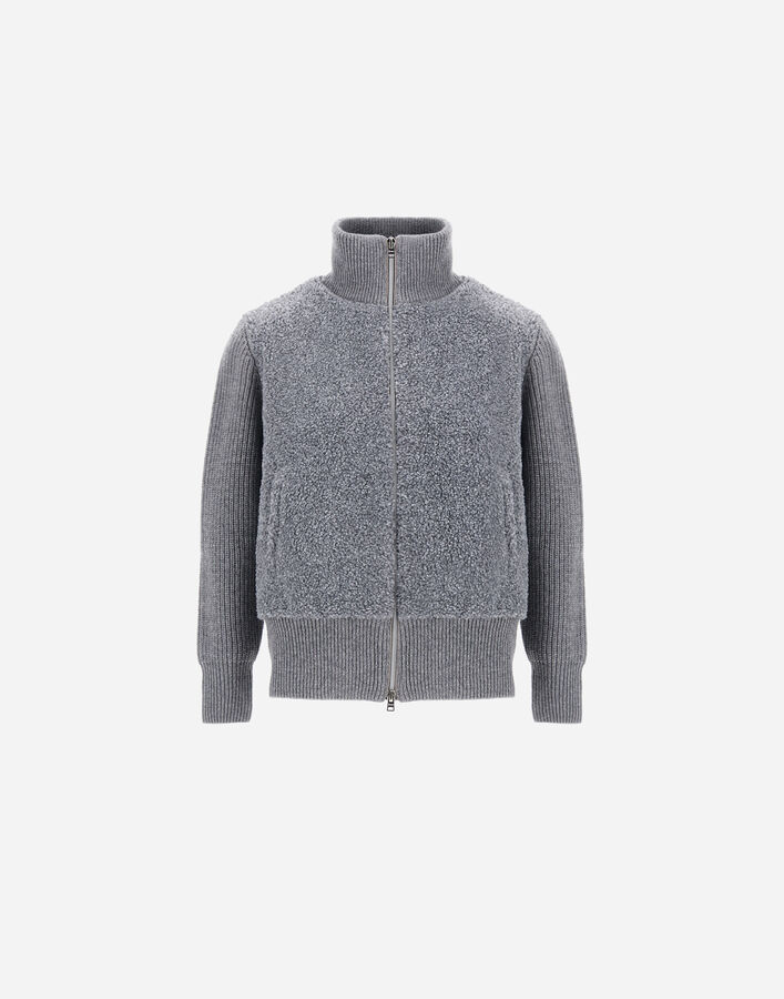 Herno RESORT CARDIGAN IN RIBBED PURE WOOL  MC00045DR701889406