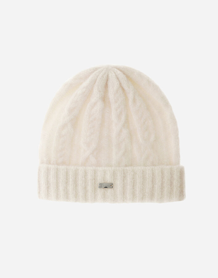 Herno RESORT BEANIE IN CABLE KNIT ALPACA WOOL  BER0009DR702751010
