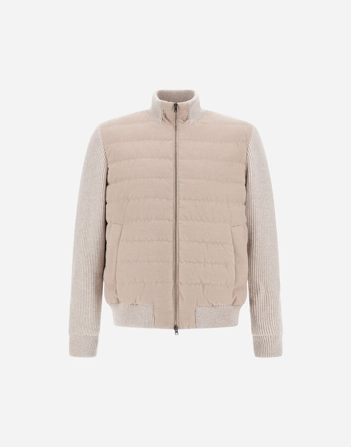 Herno RESORT JACKET IN WOOL-BLEND MELANGE FLANNEL  PI00121UR129341985