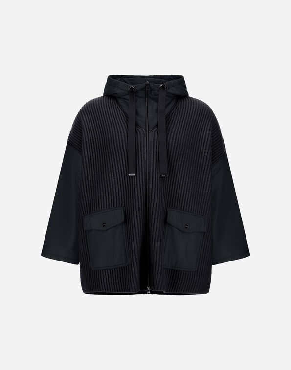 Herno RESORT JACKET IN FISHERMAN&rsquo;S RIB PURE WOOL AND NYLON ULTRALIGHT  MC00036DR702649300