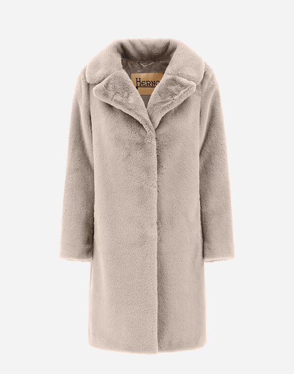 Herno COAT IN SOFT ALTERNATIVE FUR  GC000461D124221985