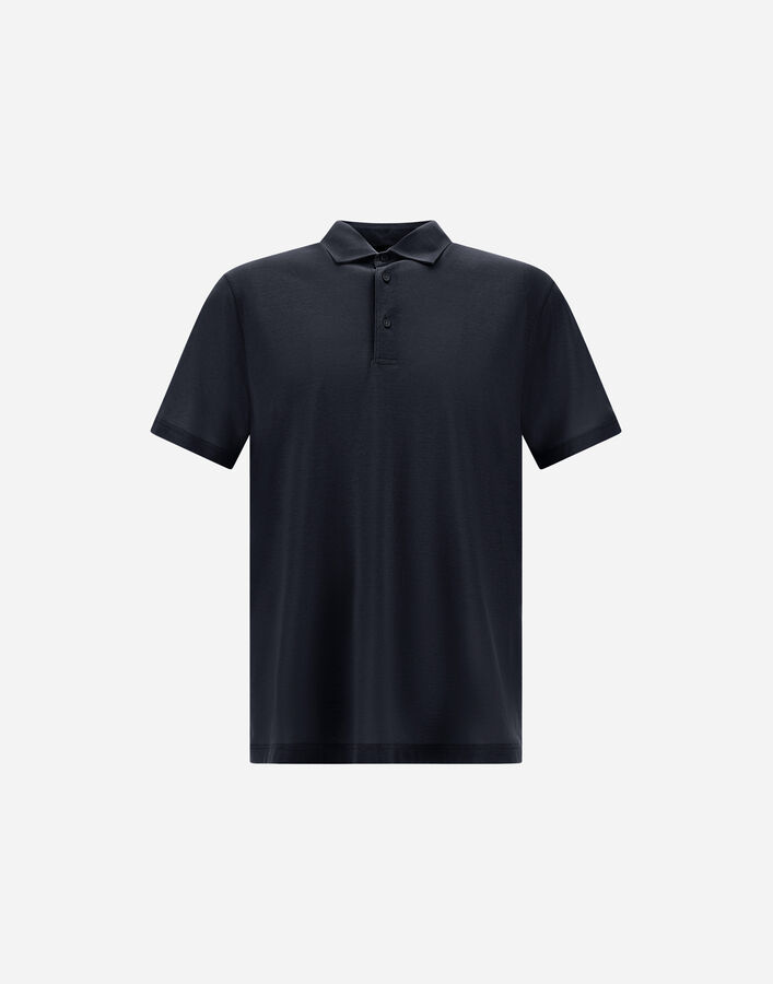 Herno JERSEY CREPE POLO SHIRT  JPL00115U520059200