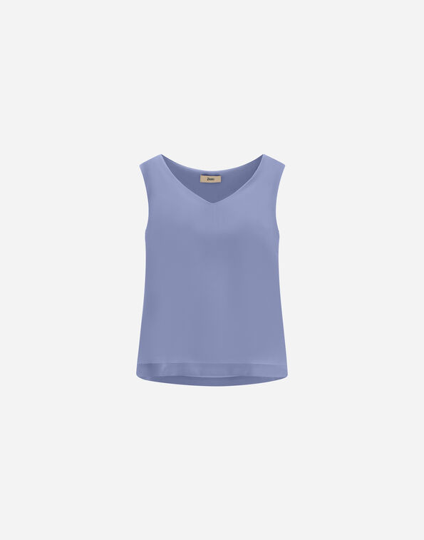 Herno V-NECK TOP IN LUCENT CADY  BL000051D12875S9128