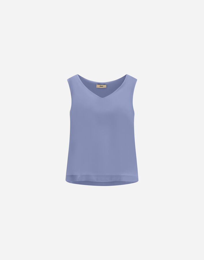 Herno V-NECK TOP IN LUCENT CADY  BL000051D12875S9128