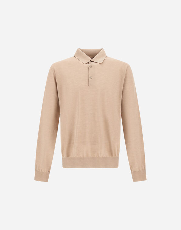 Herno RESORT POLO SHIRT IN WOOL AND SILK KNIT  MPL0005UR700251980