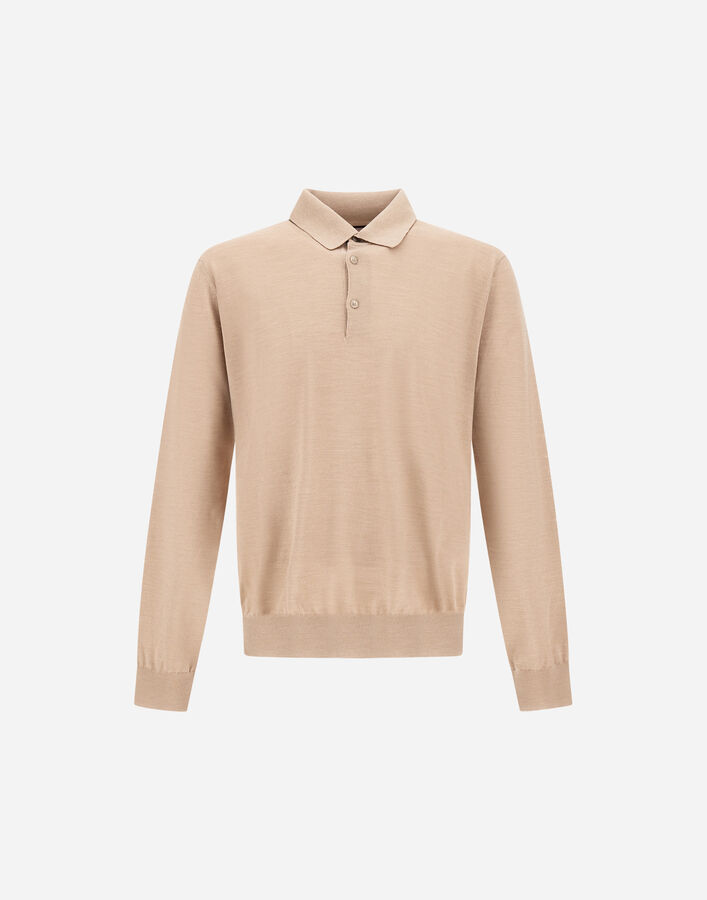 Herno RESORT POLO SHIRT IN WOOL AND SILK KNIT  MPL0005UR700251980