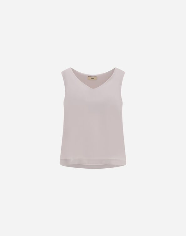 Herno V-NECK TOP IN LUCENT CADY  BL000051D12875S1985