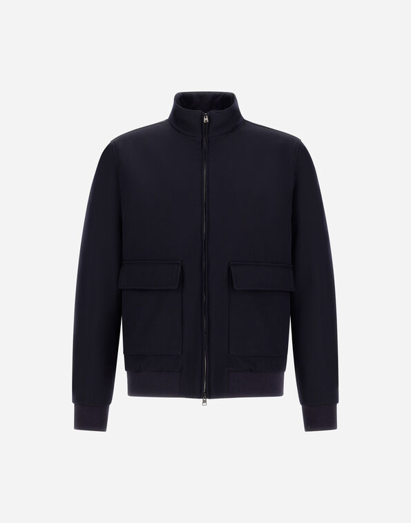 Herno FINE WOOL BOMBER JACKET  GI000665U331869200