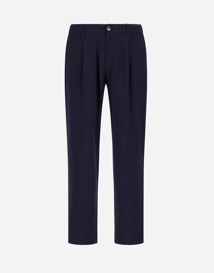 Herno TROUSERS IN COTTON LINEN POPELINE  PT000185U171479200