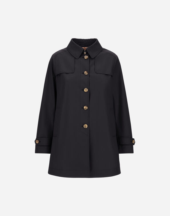 Herno TRENCH COAT IN DEAN AND MONOGRAM  GC000567D132389200