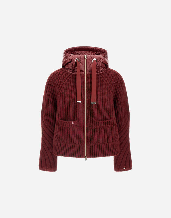 Herno CARDIGAN IN COB STITCH WOOL AND NYLON ULTRALIGHT  MP000150D700165950
