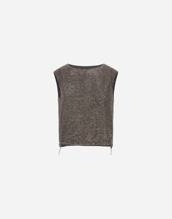 Herno RESORT TOP IN MATT SEQUINS  BL00017DR127419487