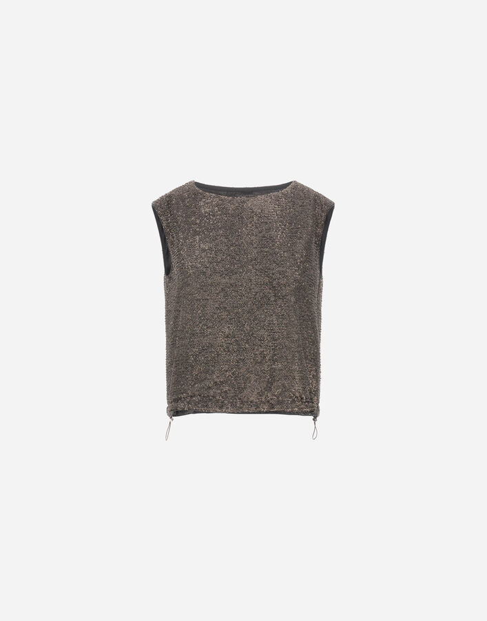 Herno RESORT TOP IN MATT SEQUINS  BL00017DR127419487
