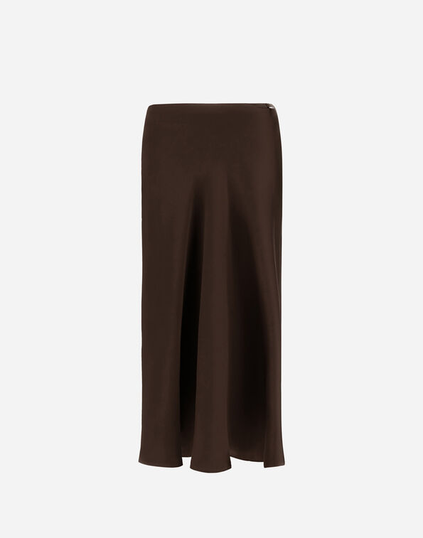 Herno RESORT SKIRT IN EXTRA-FINE SATIN  GN00031DR129128810