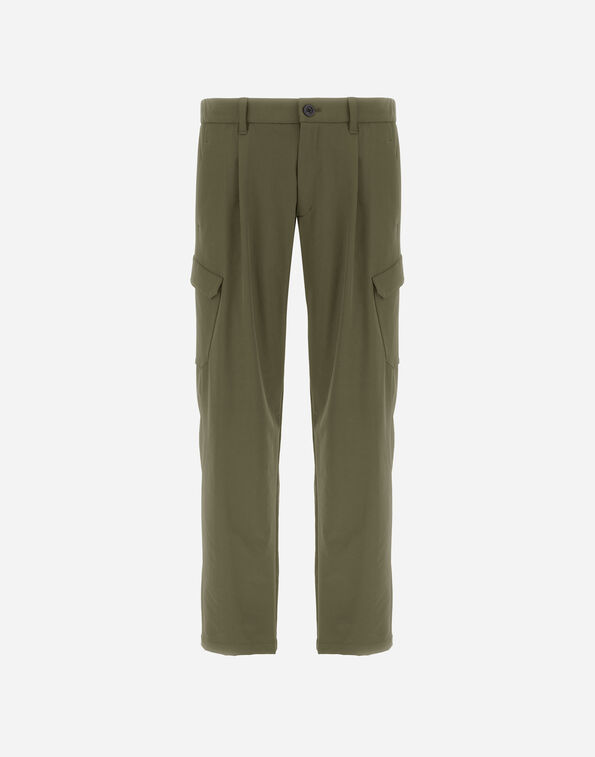 Herno LIGHT COMFORT STRETCH WOVEN CARGO TROUSERS  PT000156U12773S7400