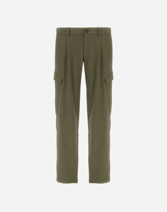 Herno LIGHT COMFORT STRETCH WOVEN CARGO TROUSERS  PT000156U12773S7400