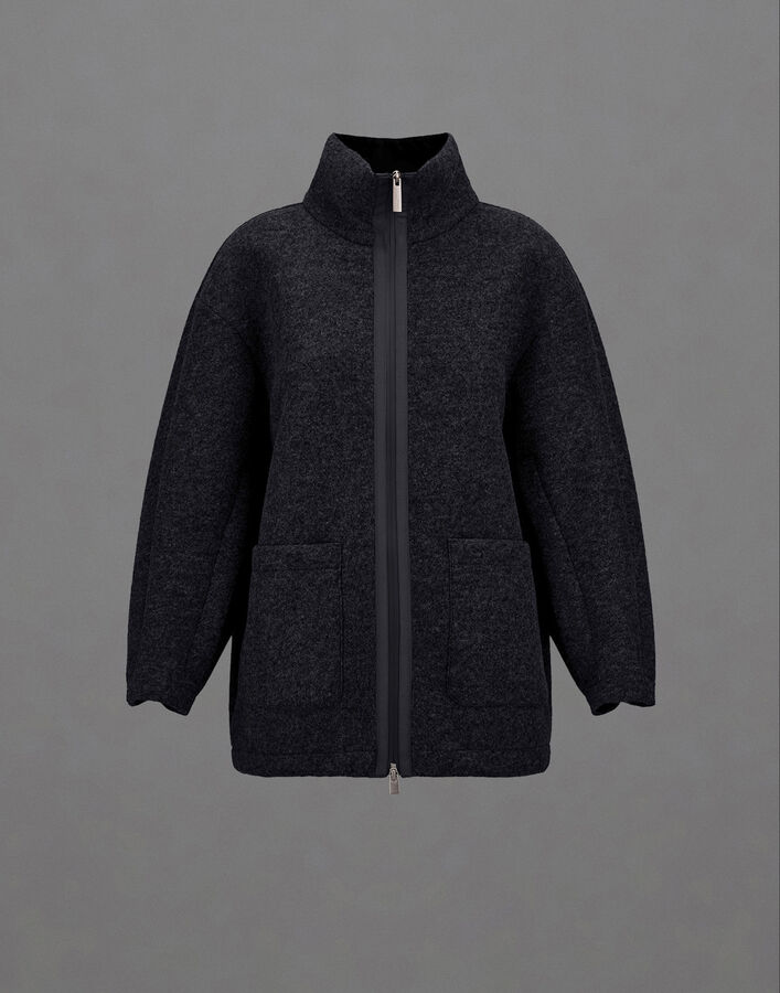 Herno LAMINAR JACKET IN TECHNICAL WOOL  GC00102DL12845S9300