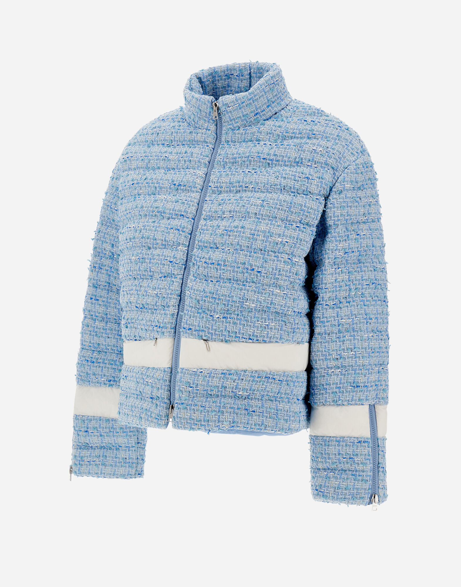 Herno ツイード ダウンジップアップジャケット ヘルノ HERNO ツイードダウンジャケット