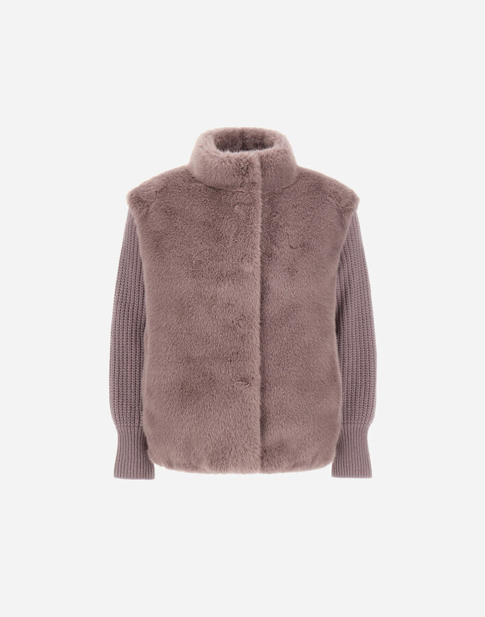 Herno RESORT JACKET IN FAUX MINK FUR  GC00072DR126244400