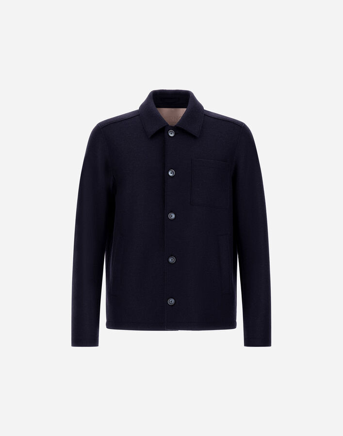 Herno RESORT SHACKET IN FELTED WOOL  GI00090UR333729209