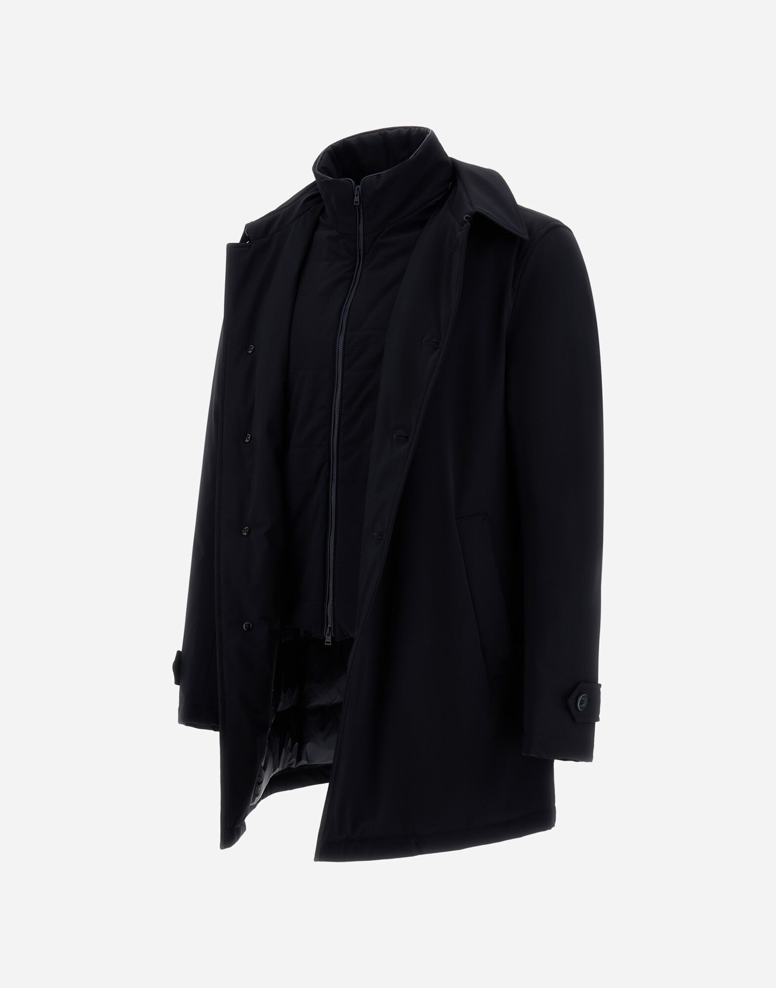 TRENCH COAT IN WASHINGTON in Navy Blue for Men | Herno®