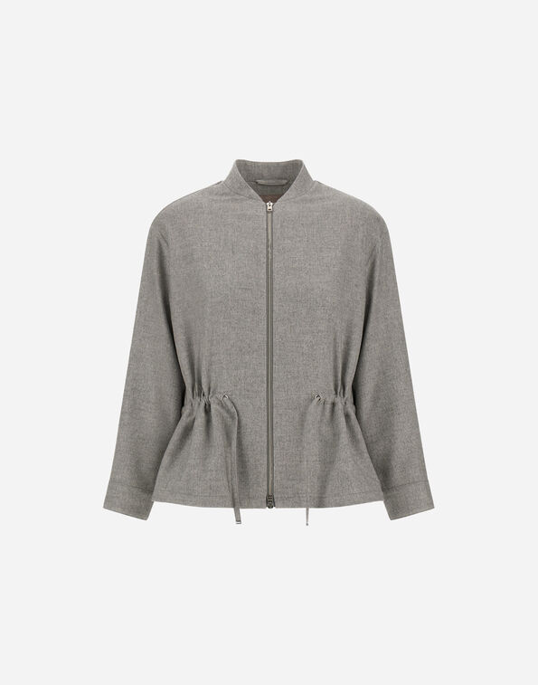 Herno RESORT SHORT PARKA IN CASHMERE AND SILK  GT00003DR380879410