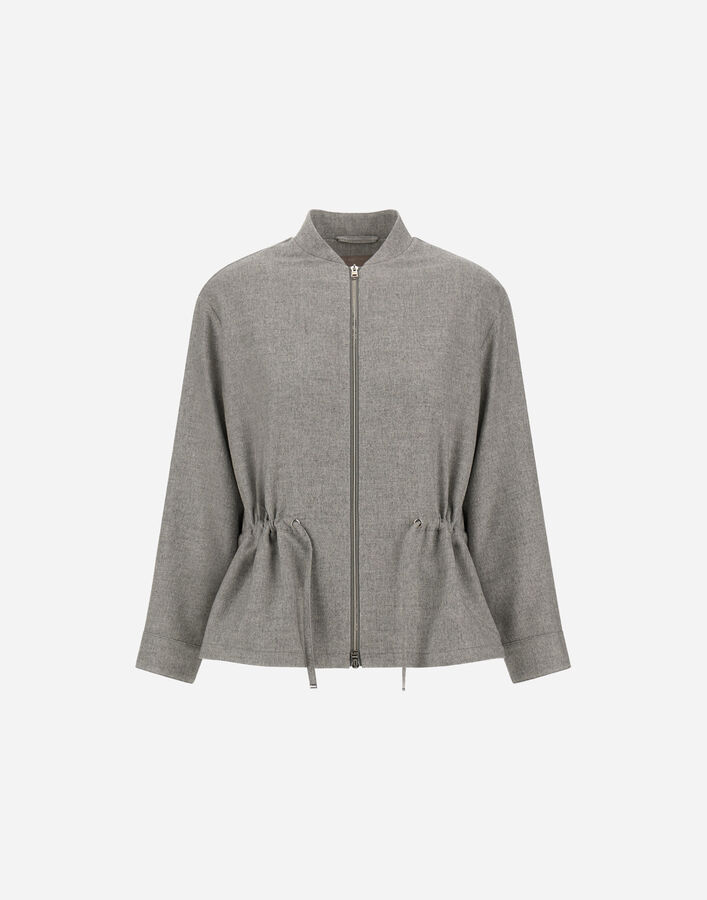 Herno RESORT SHORT PARKA IN CASHMERE AND SILK  GT00003DR380879410