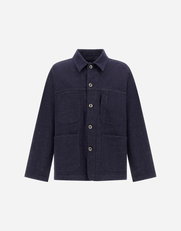 Herno FIELD JACKET IN STRETCH DENIM  GI000658U133159200