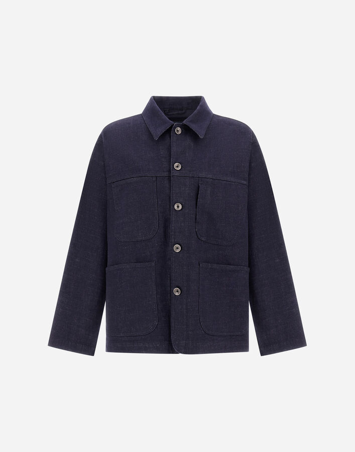 Herno FIELD JACKET IN STRETCH DENIM  GI000658U133159200