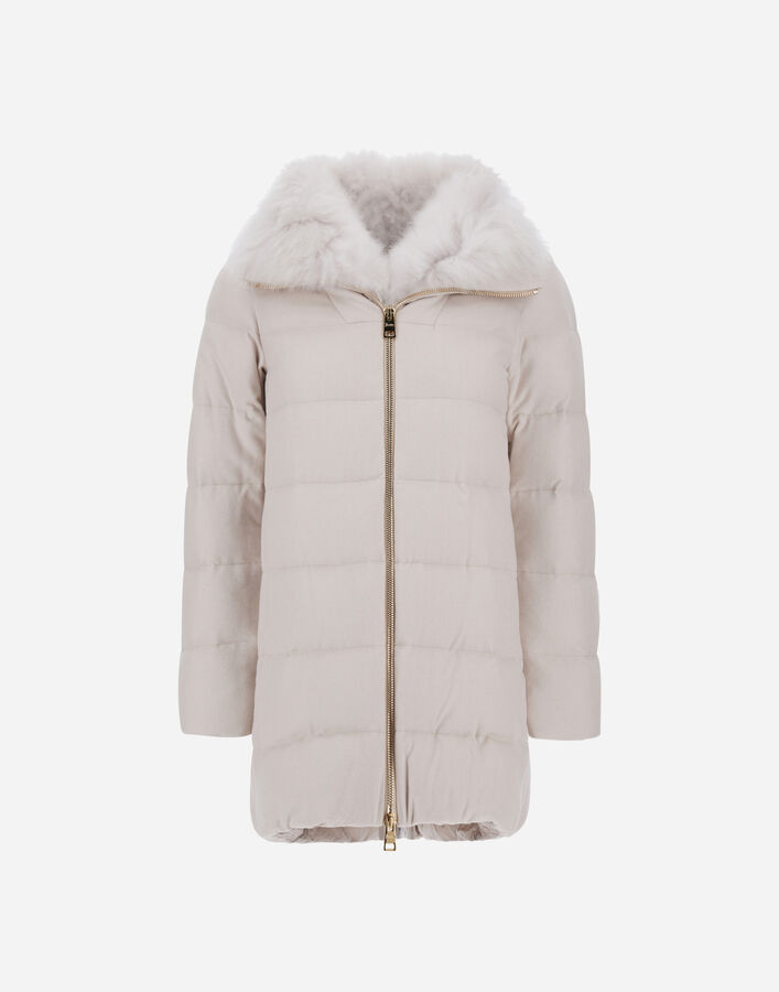 Herno A-SHAPE JACKET IN CASHMERE AND SILK  PI002181D380871985