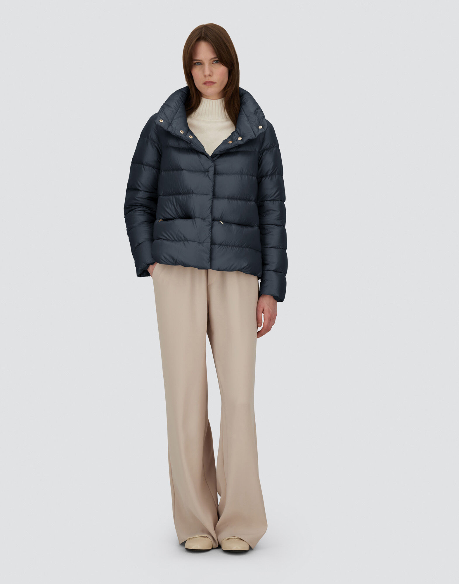 CAPPA IN NYLON ULTRALIGHT in Navy Blue for Women | Herno®