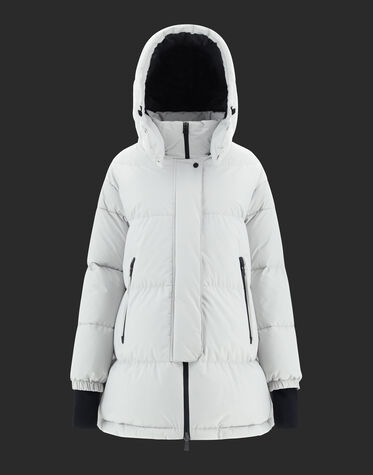 LAMINAR OVERSIZE GORE-TEX WINDSTOPPER COAT in Ice for Women | Herno®