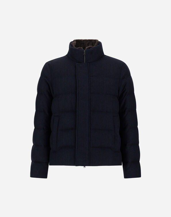 Herno JACKET IN CASHMERE, SILK AND MONOGRAM  PI001331U380879200