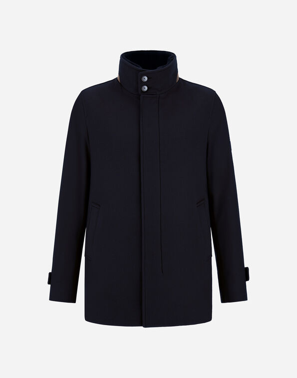 Herno SHORT COAT IN PURE CASHMERE AND SUEDE EFFECT  GC000124U381269290