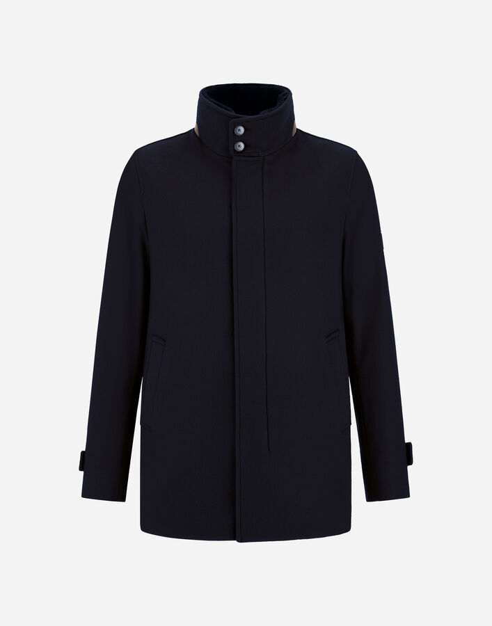 Herno SHORT COAT IN PURE CASHMERE AND SUEDE EFFECT  GC000124U381269290