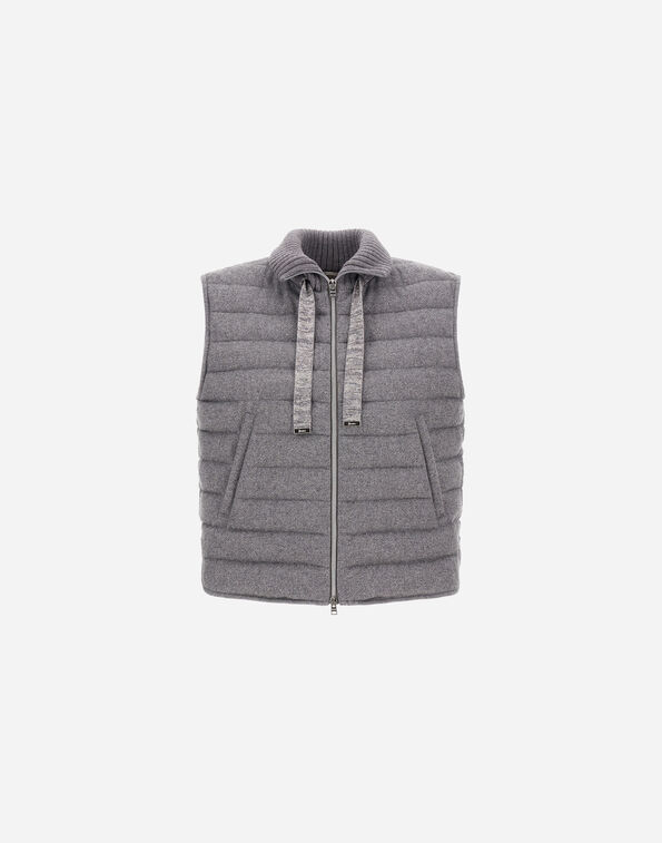 Herno RESORT VEST IN LUCENT CASHMERE WOOL  PI00145DR33444R9406