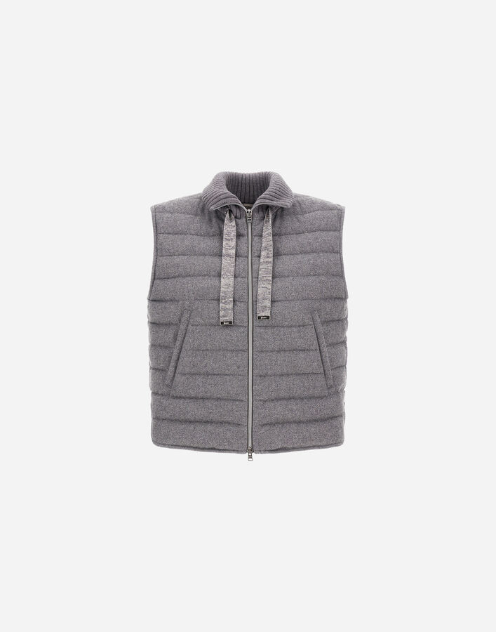 Herno RESORT VEST IN LUCENT CASHMERE WOOL  PI00145DR33444R9406