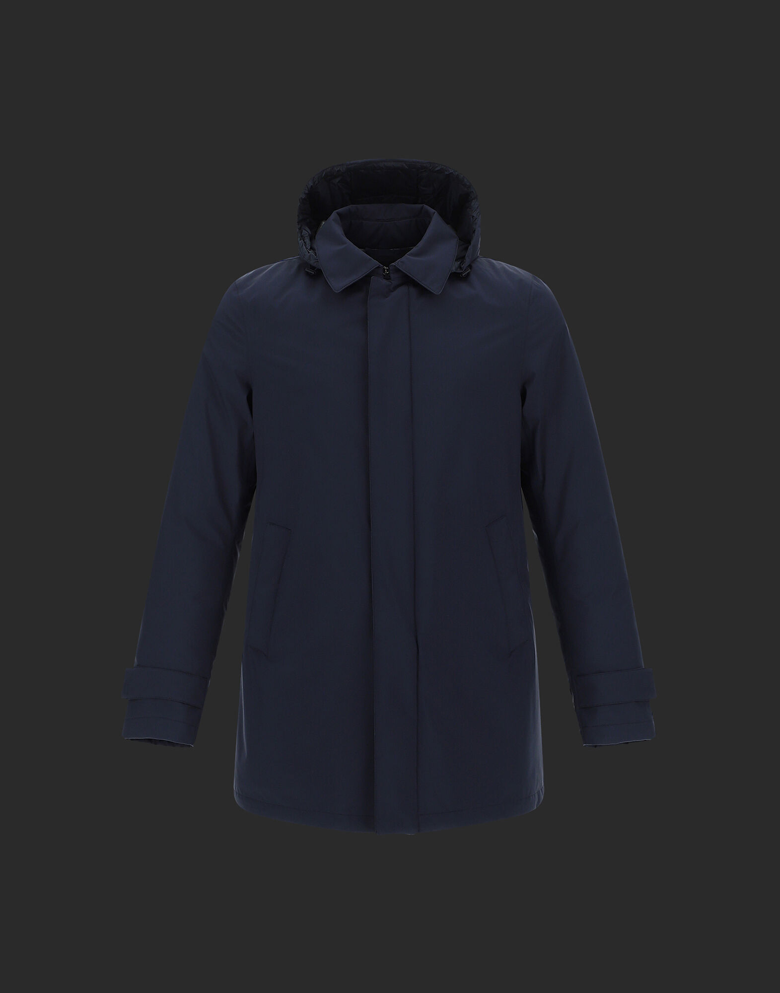 LAMINAR GORE-TEX 2LAYER CARCOAT in Blue 
