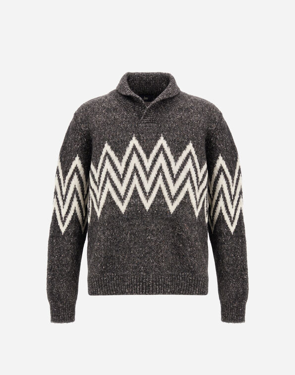Herno SWEATER IN MELANGE WOOL BLEND  MG000188U702959487