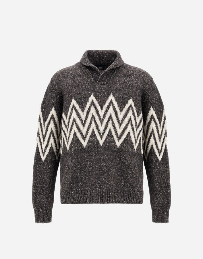 Herno SWEATER IN MELANGE WOOL BLEND  MG000188U702959487