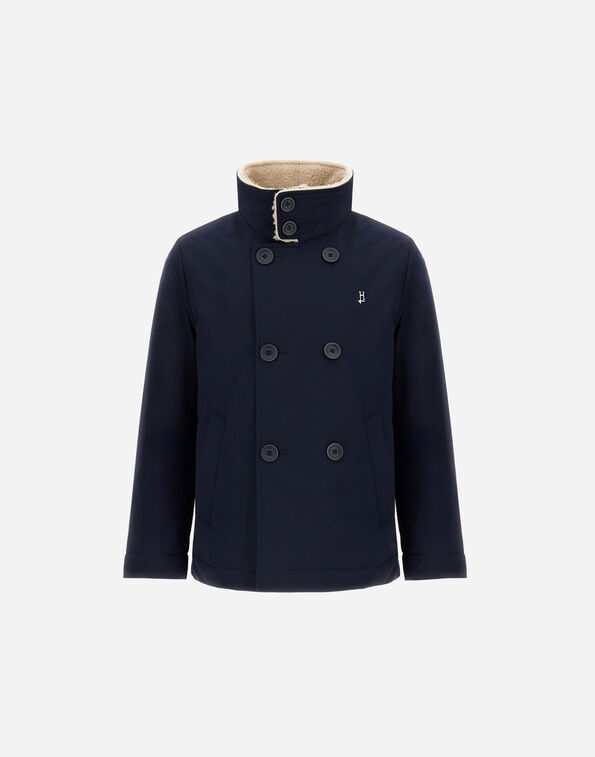 Herno PEA COAT IN KEYSTONE AND TEDDY FABRIC  PE000002B12343Z9200