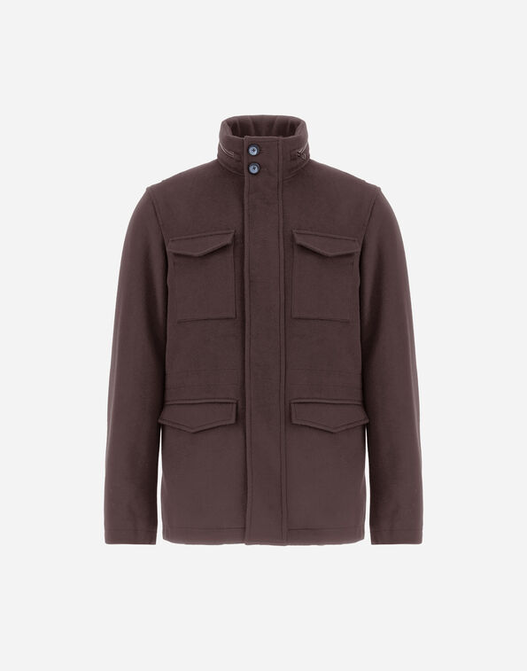 Herno FIELD JACKET IN WOOL, CASHMERE AND ECOAGE  FI000128U333188800